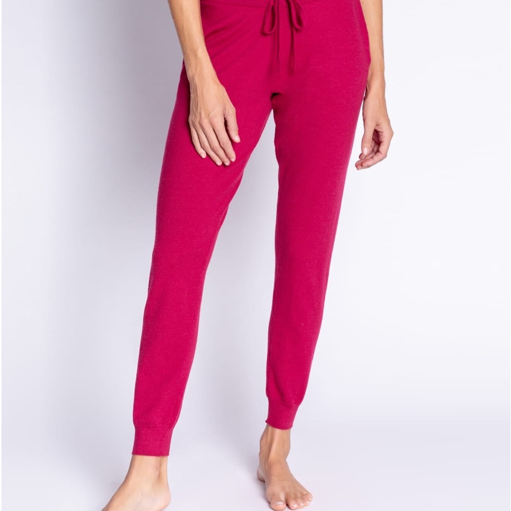 PJ Salvage Sweater Knit Pajama Bottoms Black Label